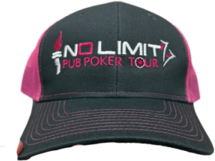 Hat - Gray / Pink
